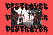 Flamezinna All Caps Flame Display, a Handwritten Font by Maulana Creative (Thumbnail 5 of 7)
