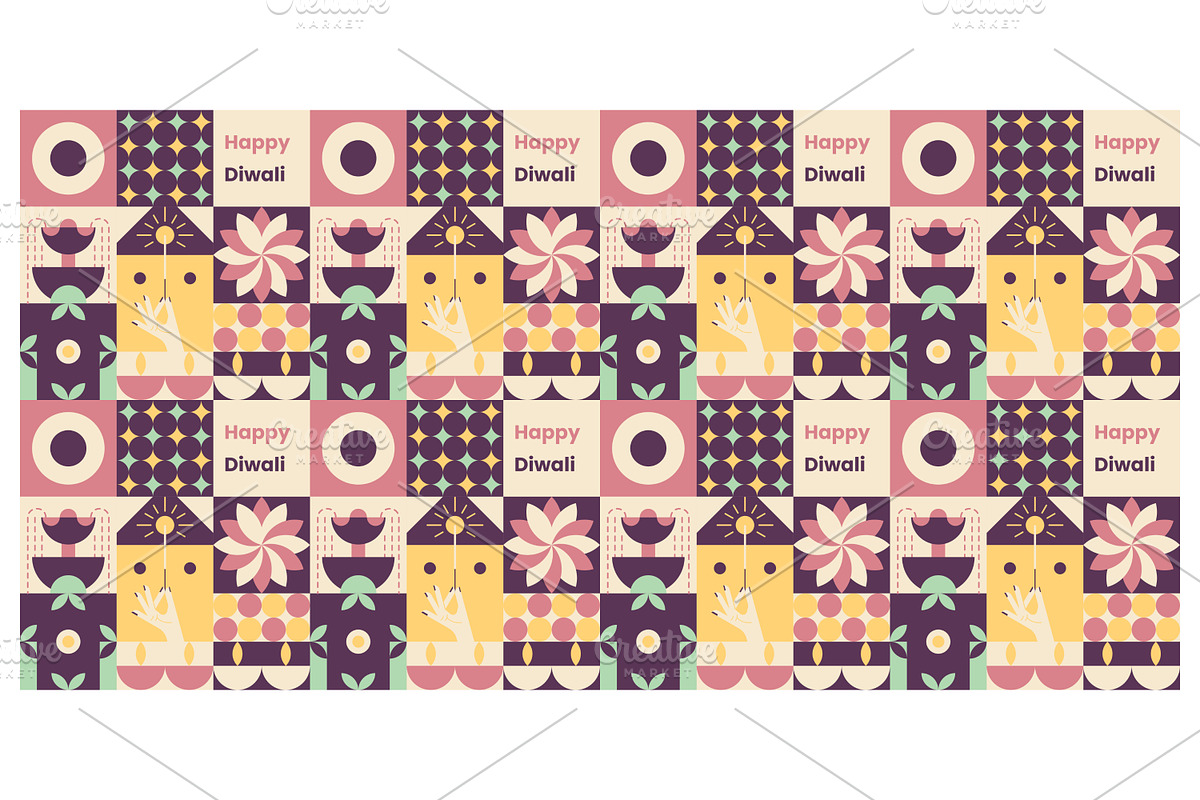 Happy Diwali celebration, a Decorative Illustration by Creative Backgrounds