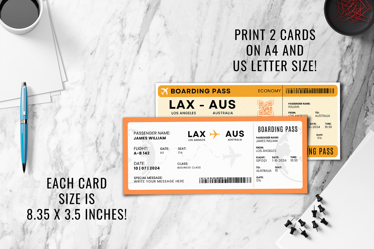 Australia Trip Surprise Gift Ticket, a Templates & Theme by Snapybiz (Photo 8 of 10)