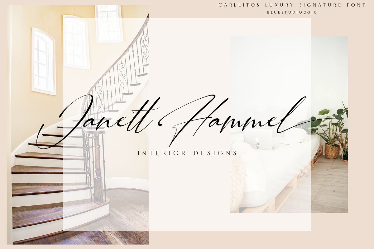 Carllitos // Luxury Signature Font preview 4