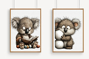 Whimsical Easter Koala Clipart, a Graphic by Libby Wishes (Thumbnail 7 of 7)