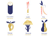 Fruits.Berries.Vegetables, a Food Illustration by TashaDraw (Thumbnail 5 of 12)
