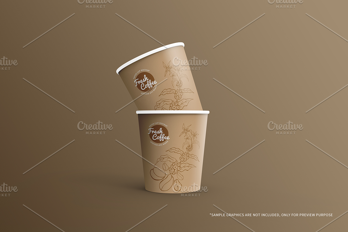 Paper Cup Packaging Mockups, a Packaging Mockup by shaikerintu (Photo 11 of 15)