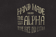 alpha rough & Extras, a Font by maghrib (Thumbnail 3 of 5)