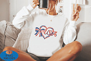Patriotic Heart USA PNG, a Seasonal Illustration by Daily.Designs (Thumbnail 4 of 5)