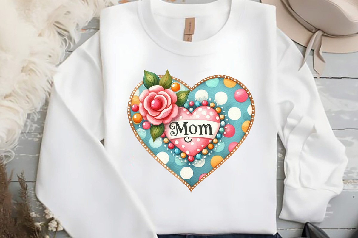 Retro Mother's Day Clipart, an Illustration by DreamCafeArt (Photo 4 of 4)