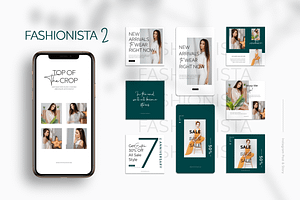 Fashionista II Instagram Templates