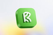 Logo Mockup 3D Icon App, a Product Mockup by Asylab (Thumbnail 2 of 6)