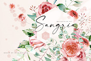 Boho Flowers Sangria, an Object Illustration by Olga Koelsch (Thumbnail 1 of 15)