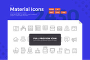 2430 Material Icons, an Outline Icon by Illustrato (Thumbnail 10 of 10)
