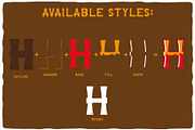 Fire Sauce Layered Font, a Font by VozzyStock (Thumbnail 4 of 7)