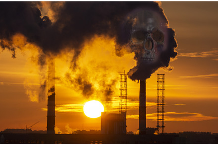 Chemical plant pipe with a toxic, an Industrial Photo by darksoul72