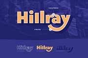 Hillray - Stylish Bold Sans, a Sans Serif Font by Sarid Ezra (Thumbnail 6 of 11)