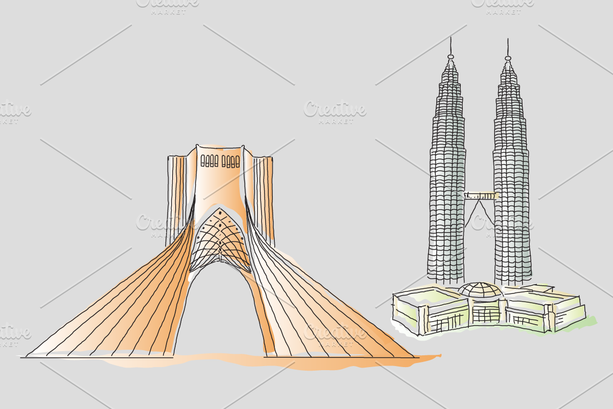 27 Landmarks, an Illustration by Jadugar Design Studio (Photo 6 of 13)