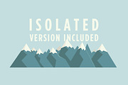 Tileable & Isolated Vector Mountains, a Pattern Graphic by Ramsey Creative (Thumbnail 2 of 3)