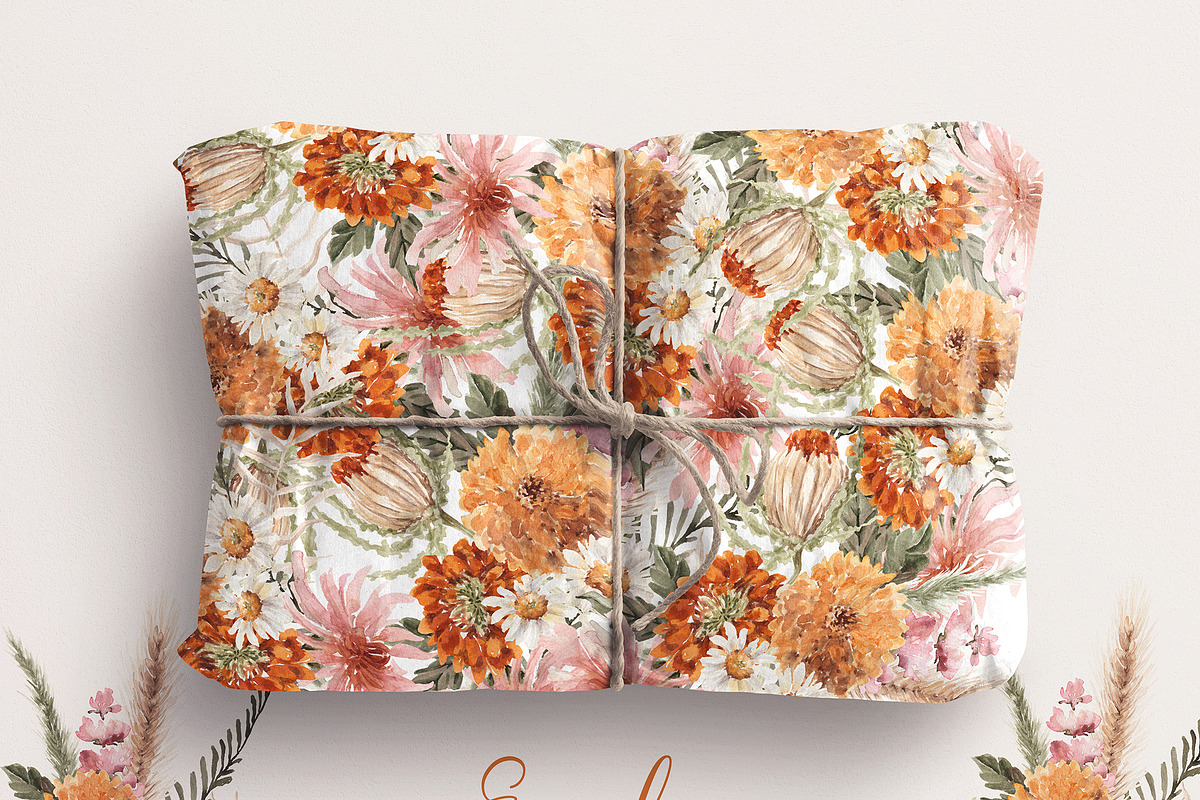 Watercolor Flower - EMBER WILDFLOWER, an Illustration by Beigetime (Photo 7 of 14)