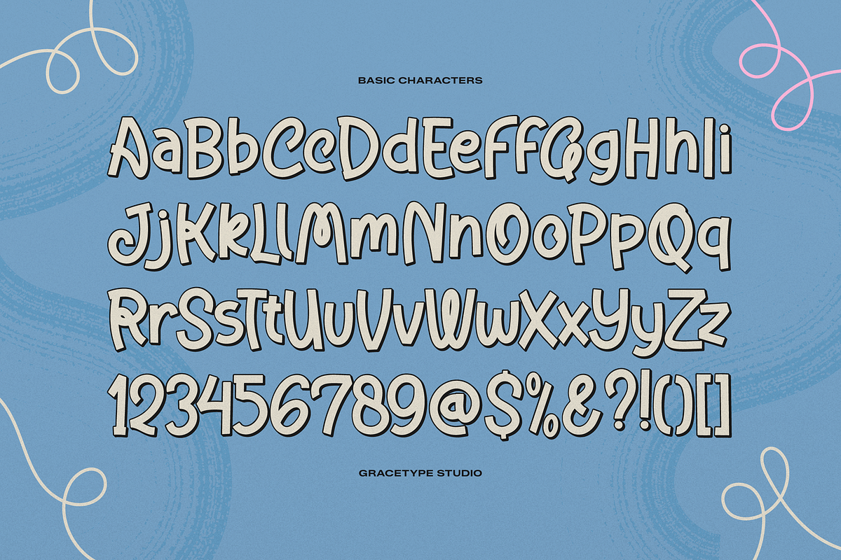 Girdale | Playful Hand Drawn, a Handwritten Font by gracetype_studio (Photo 10 of 12)