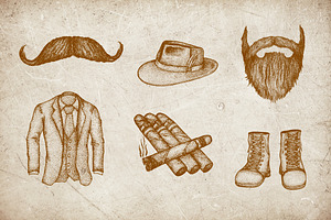 Man Fashion Hand Drawn, an Object Illustration by Deemak Daksina