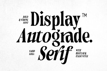 Autograde - Strong Bold Serif