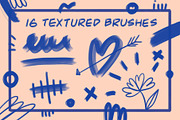 Old Marker - Procreate brush set, a Brush Add-On by Art Sproot (Thumbnail 3 of 6)