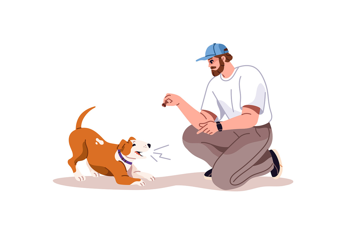 Dogs' obedience training set, an Animal Illustration by PaperTrident (Photo 8 of 13)