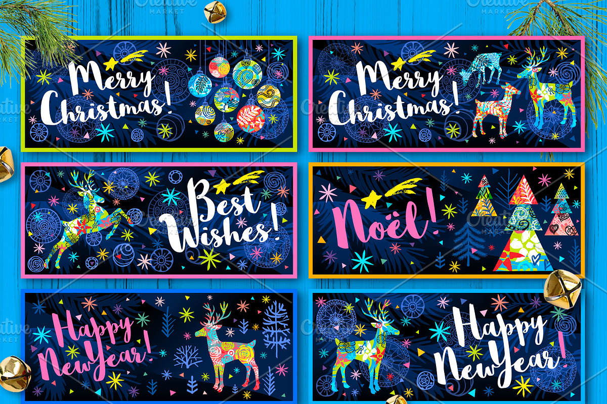 Christmas Night Magical Forest Set, an Object Graphic by Iraida_Bearlala (Photo 5 of 11)