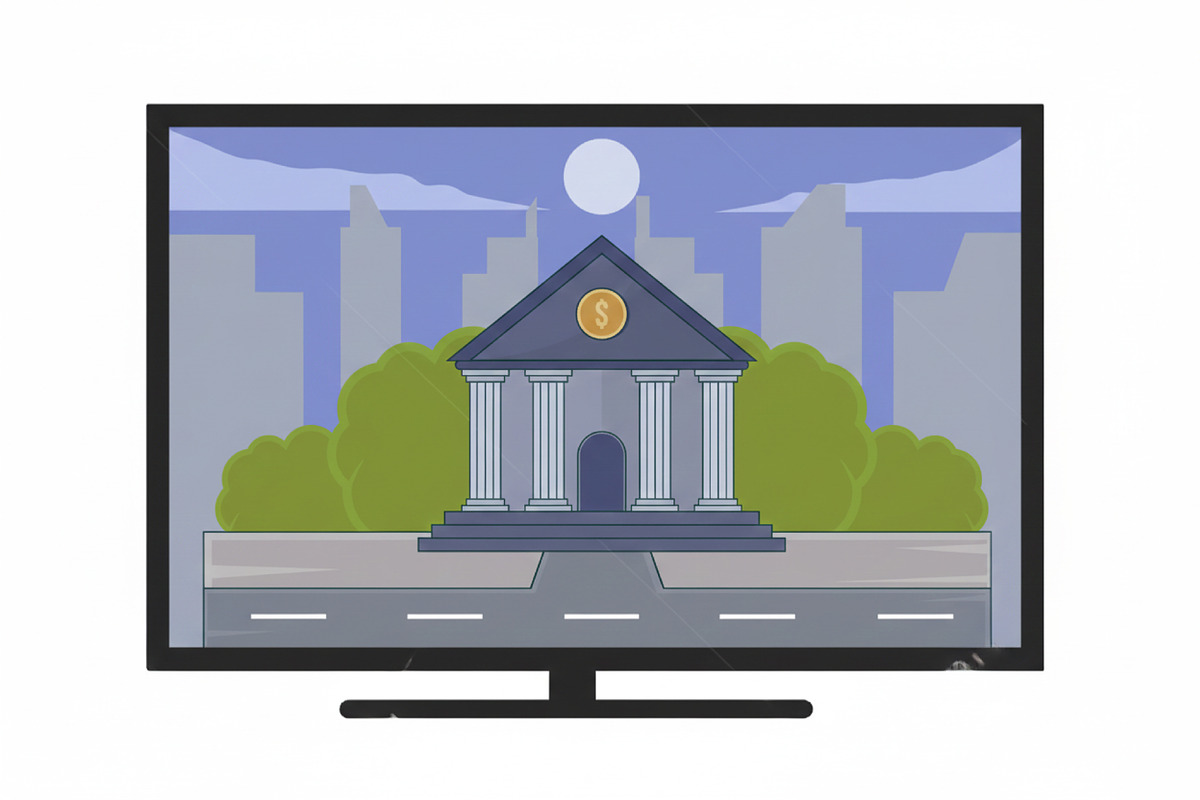 bank building with classical vector, a Finance Illustration by zyxroun shop (Photo 3 of 3)