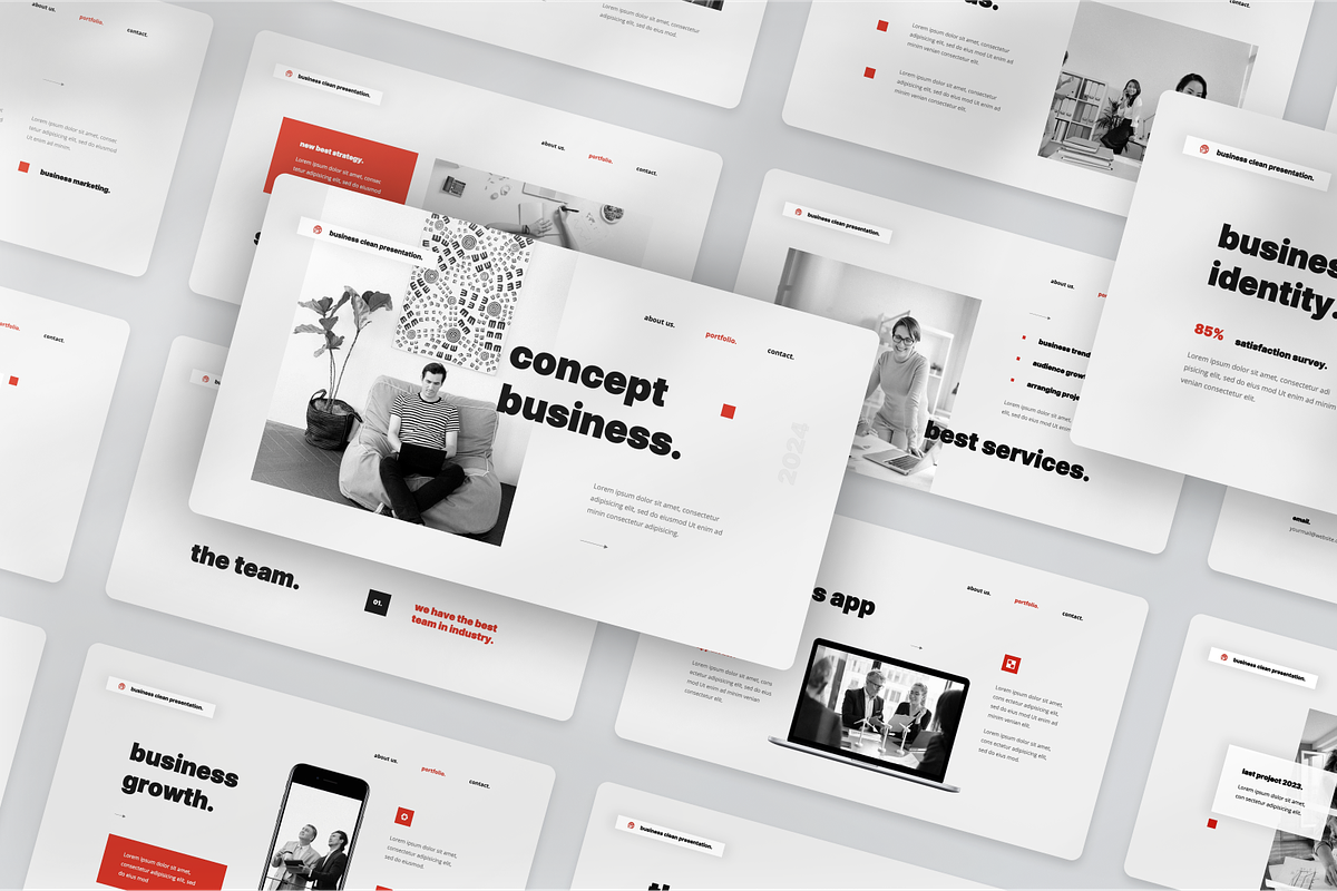 Business Clean Presentation Keynote, a Presentation Template by SquidPixey (Photo 7 of 7)