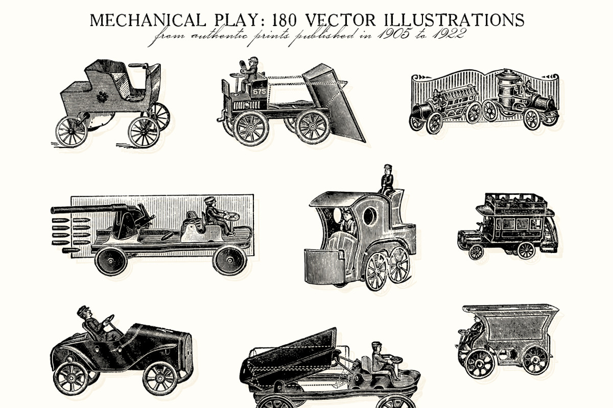 Mechanical Play: 180 Vintage Toys, an Illustration by Unember (Photo 7 of 7)