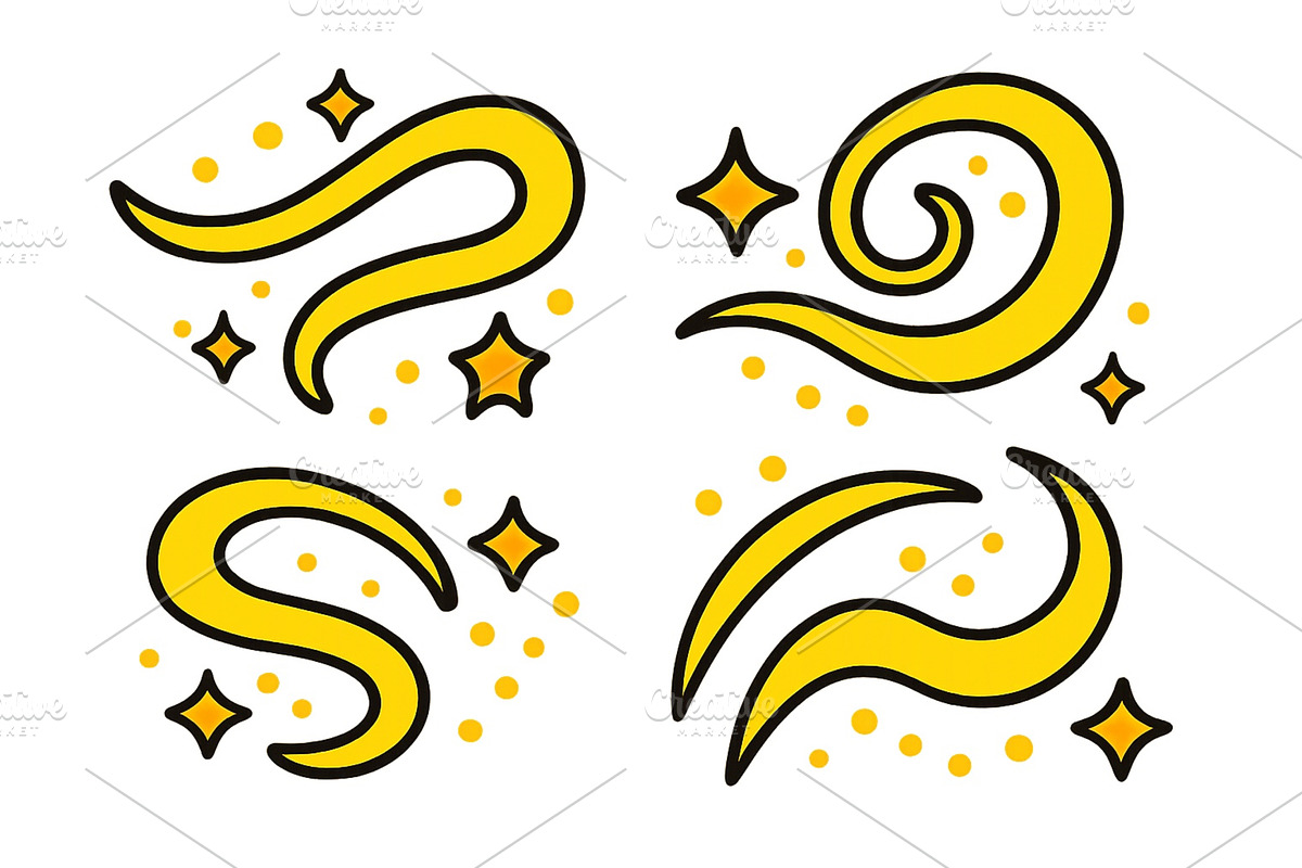 Vector illustration of yellow, an Illustration by ZinetroN