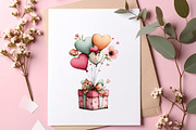 Flowers in gift box clipart, an Illustration by SinaCreation (Thumbnail 6 of 8)