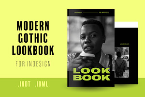 Modern Gothic Lookbook, a Magazine Template by wavebreak