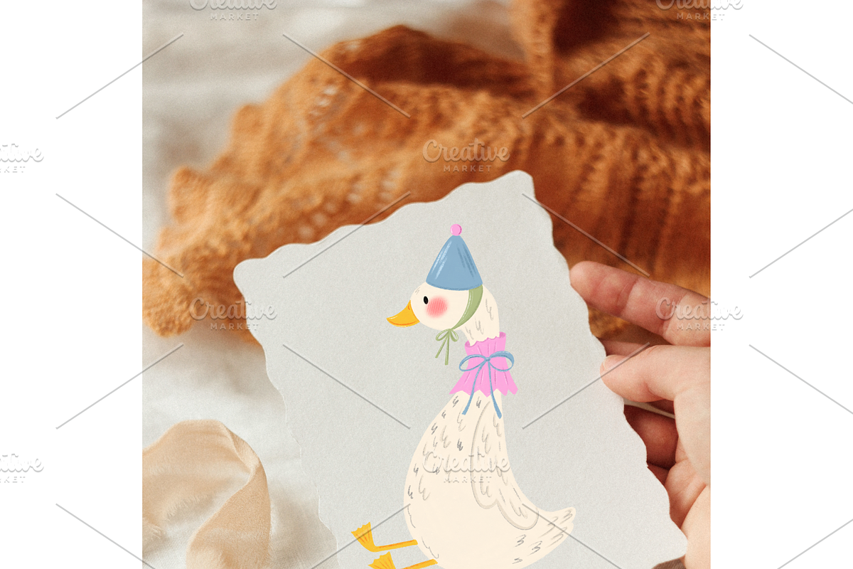 Whimsical Silly Goose bundle, an Animal Illustration by Oleksandra Illustrates (Photo 10 of 18)