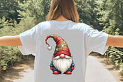 Watercolor Christmas Gnome Clipart, an Illustration by CrexoraLab (Thumbnail 5 of 5)