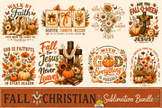 Vintage Autumn Christian Png Bundle, an Object Graphic by Daisy Design (Thumbnail 1 of 17)