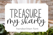 Treasure My Sharly  Handwritten font, a Script Font by Fokira (Thumbnail 3 of 9)