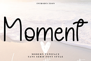 Moment, a Sans Serif Font by InermediaSTUDIO (Thumbnail 1 of 8)