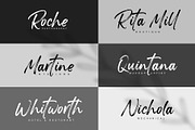 Rocksill, a Script Font by alphArtype (Thumbnail 2 of 12)