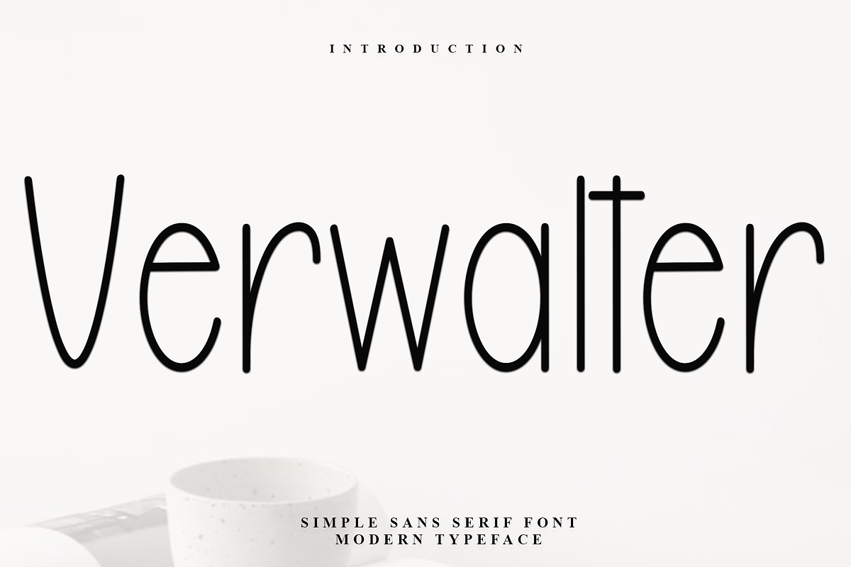 Verwalter, a Sans Serif Font by InermediaSTUDIO (Photo 1 of 7)