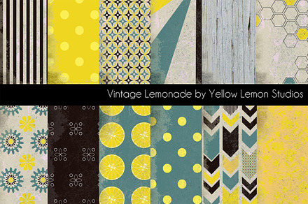 Vintage Lemonade Stand grunge design