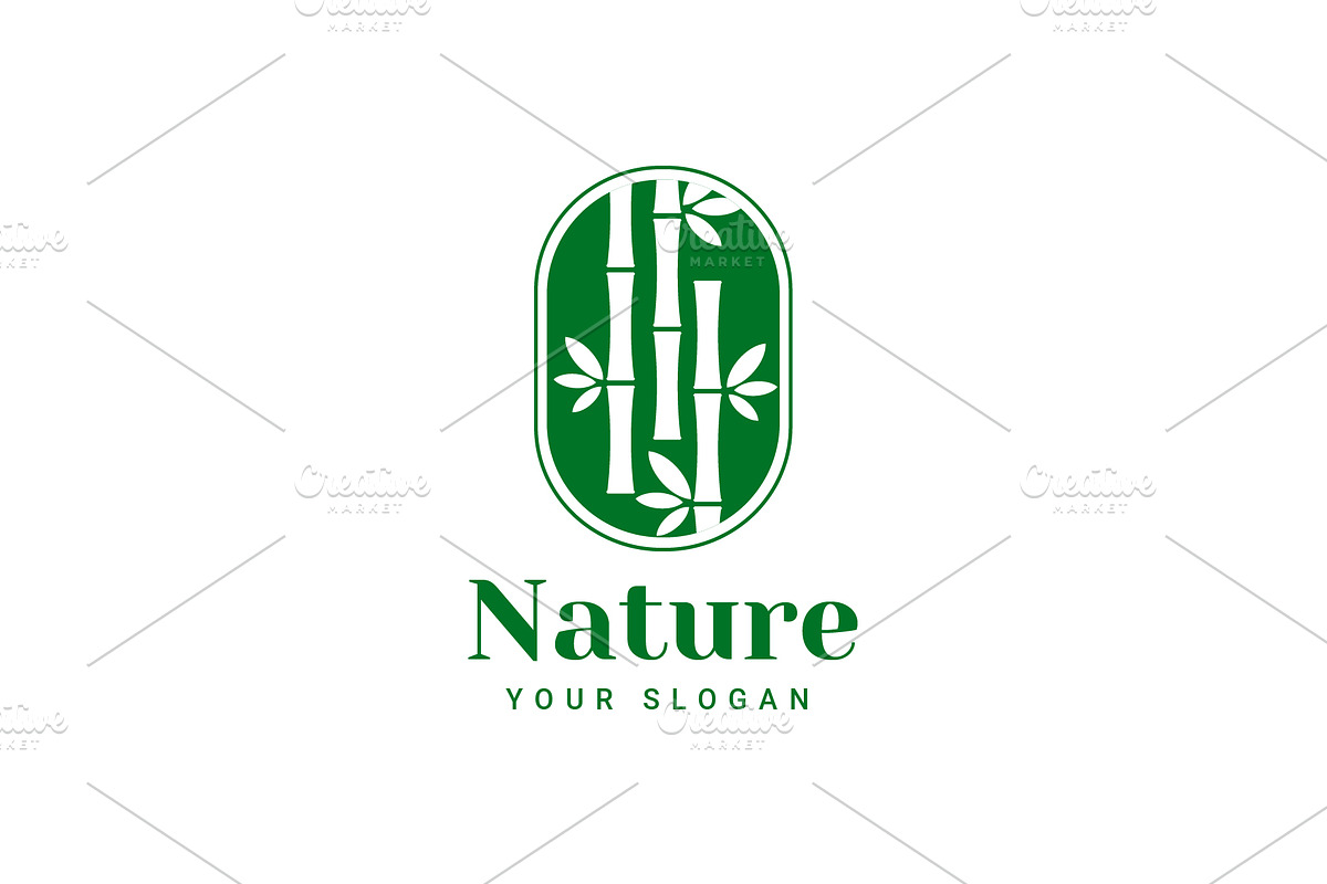 Bamboo Eco House Nature Logo Set, a Branding & Logo Template by Dyn Studio (Photo 2 of 6)