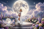 Moonlight Maternity Digital Backdrop, a Background Graphic by 3Motional (Thumbnail 7 of 9)