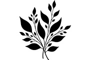 Botanical Leaf Silhouette, an Object Graphic by Creativeshirt (Thumbnail 19 of 19)