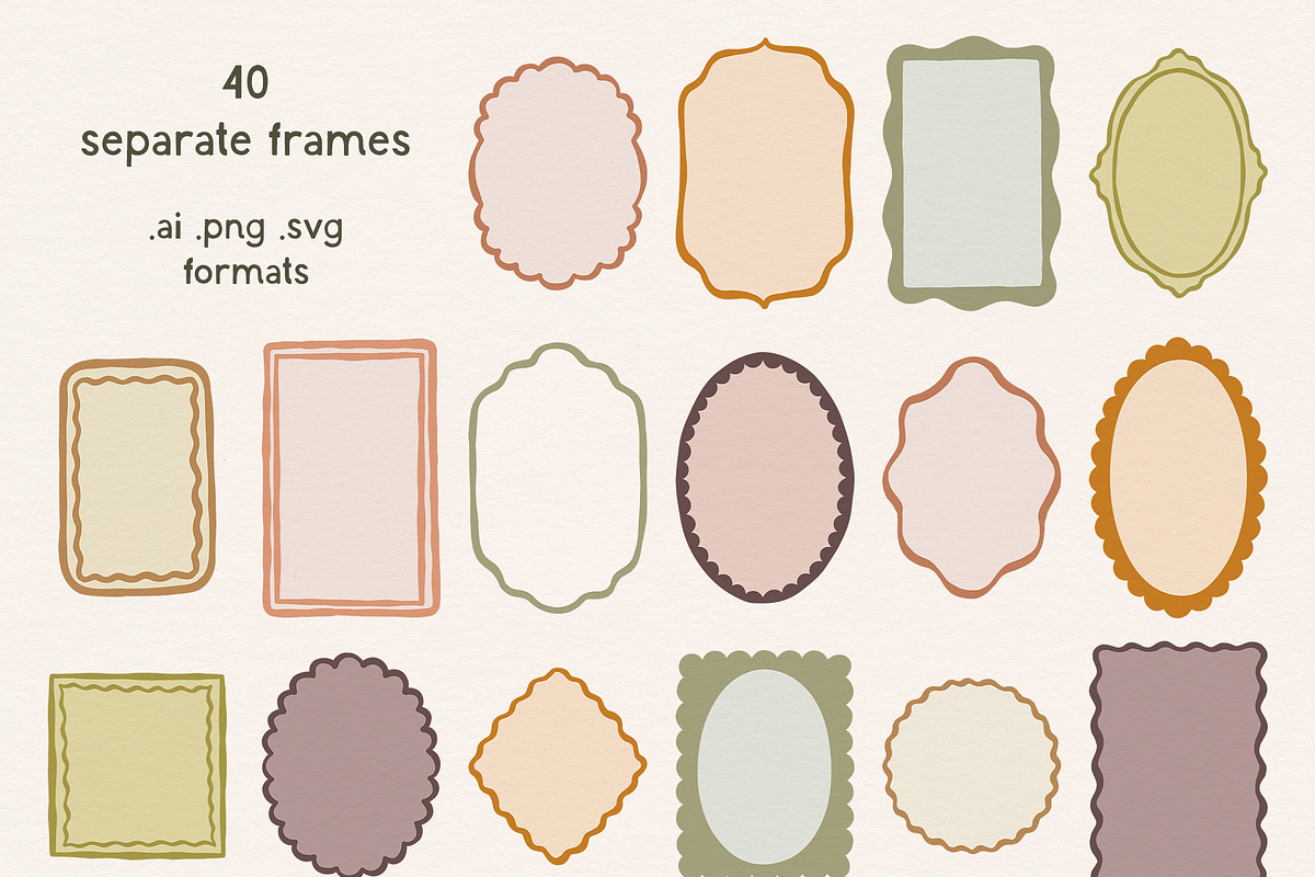 Slow Season - Cottagecore Frames, an Object Graphic by ArtFM (Photo 10 of 12)