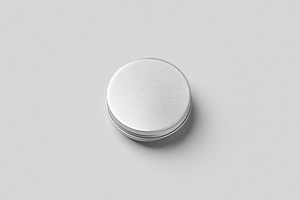 Metal cosmetic jar mockup JPEG, a Beauty & Fashion Photo by Shablon