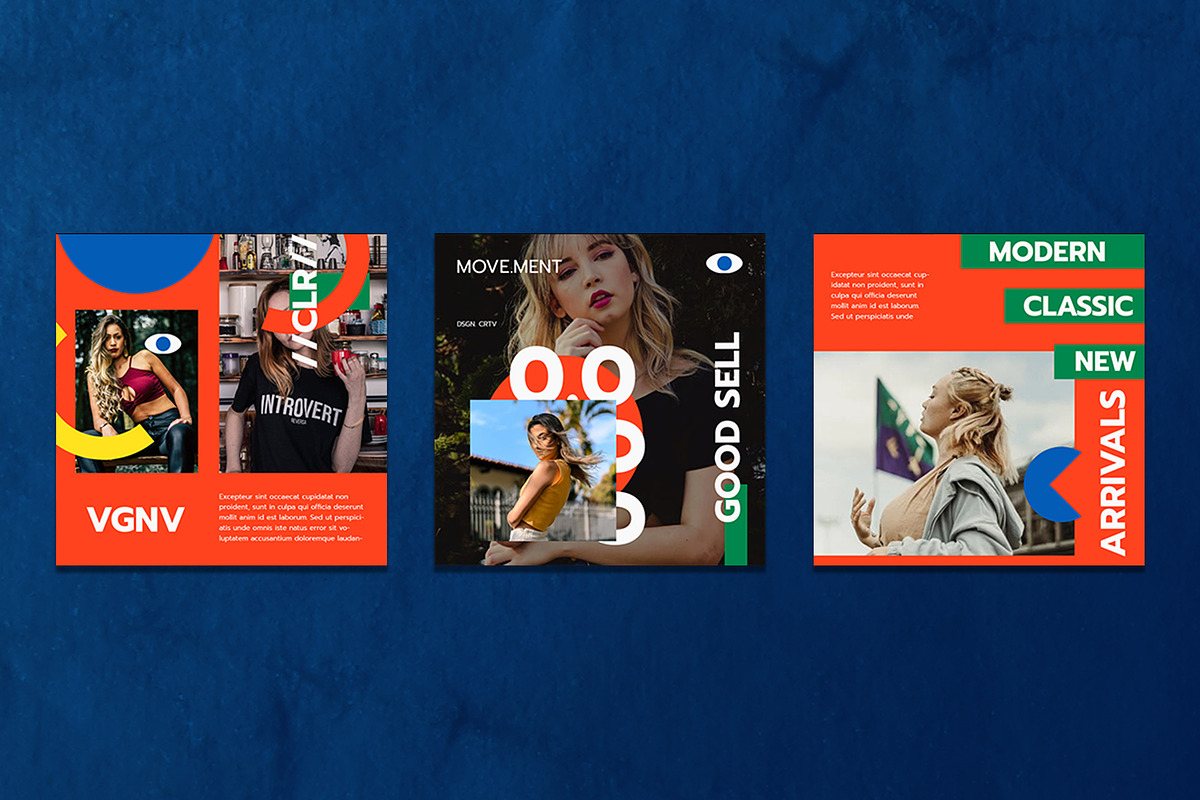 Bold Instagram Templates, a Social Media Template by Azruca (Photo 8 of 9)
