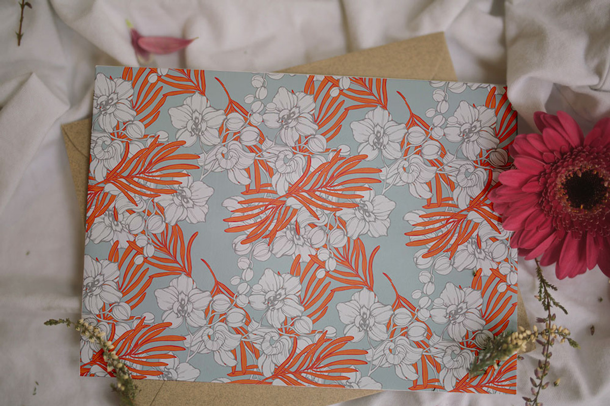 12JPG/EPS Tropical floral pattern, a Pattern Graphic by Theraphosath (Photo 6 of 25)