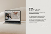 Altea Showit Editorial Website, a Squarespace Template by Rare Muse (Thumbnail 3 of 9)