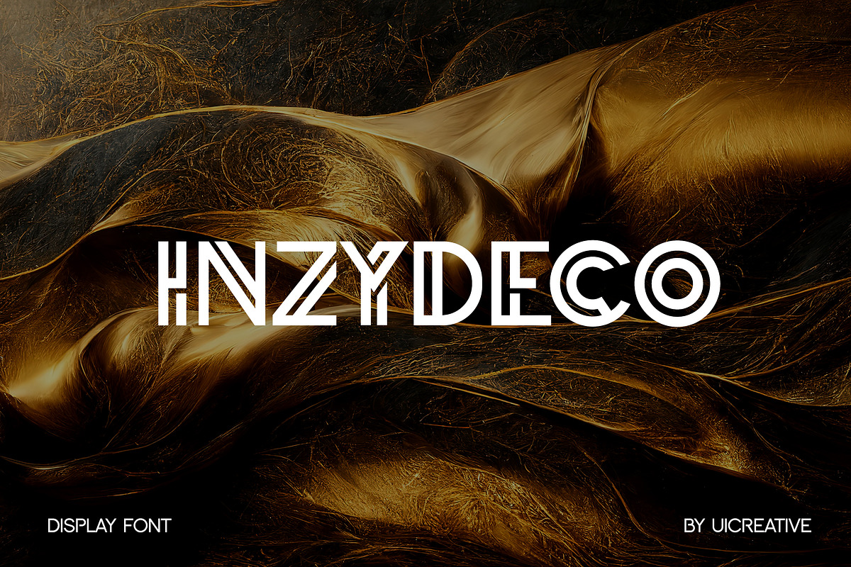 INZYDECO Sans Serif Display Font, a Sans Serif Font by UICreative (Photo 1 of 13)