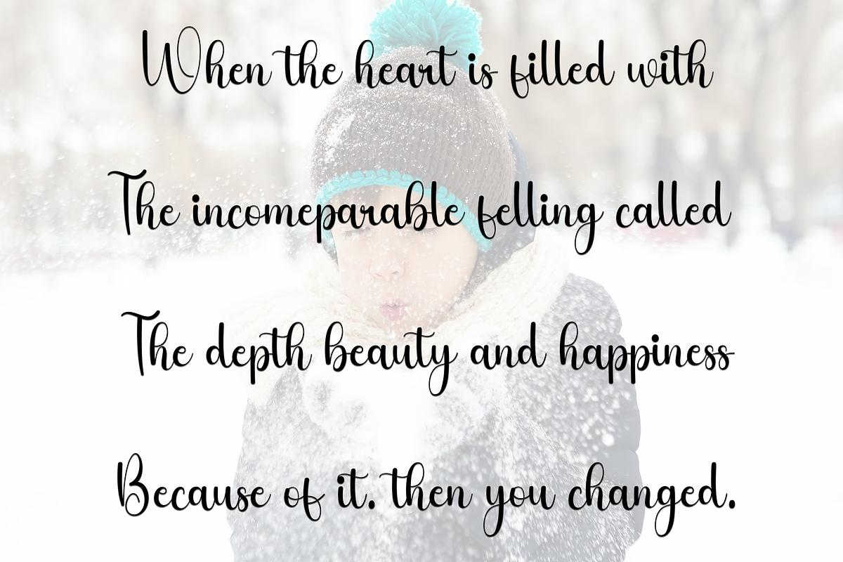 HappyAutumn, a Handwritten Font by InermediaSTUDIO (Photo 6 of 8)